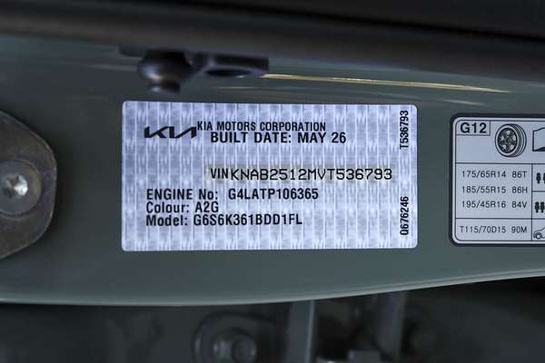 2026 Kia Picanto Sport JA PE2 thumb-20