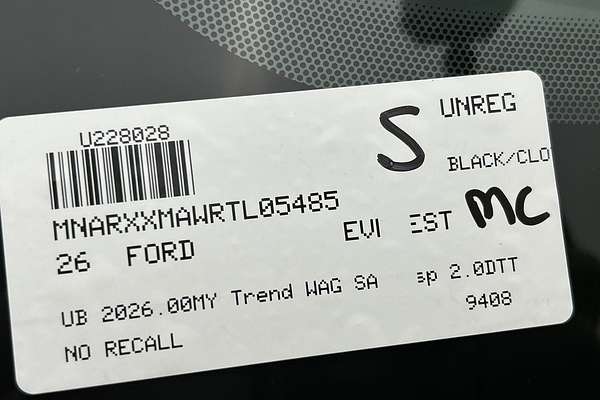 2026 Ford Everest Trend 2.0L thumb-23