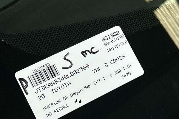 2020 Toyota Yaris Cross GX MXPB10R thumb-23