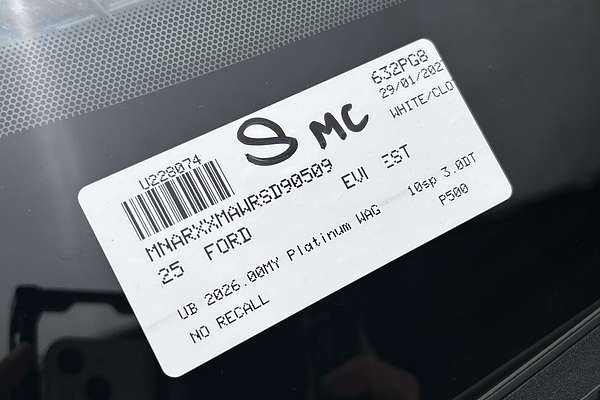 2025 Ford Everest Platinum 3.0L thumb-23