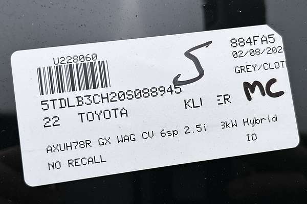 2022 Toyota Kluger GX AXUH78R thumb-23