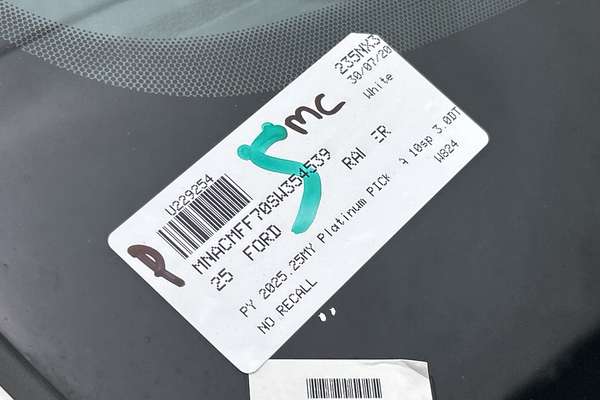 2025 Ford Ranger Platinum 4X4 3.0L thumb-23